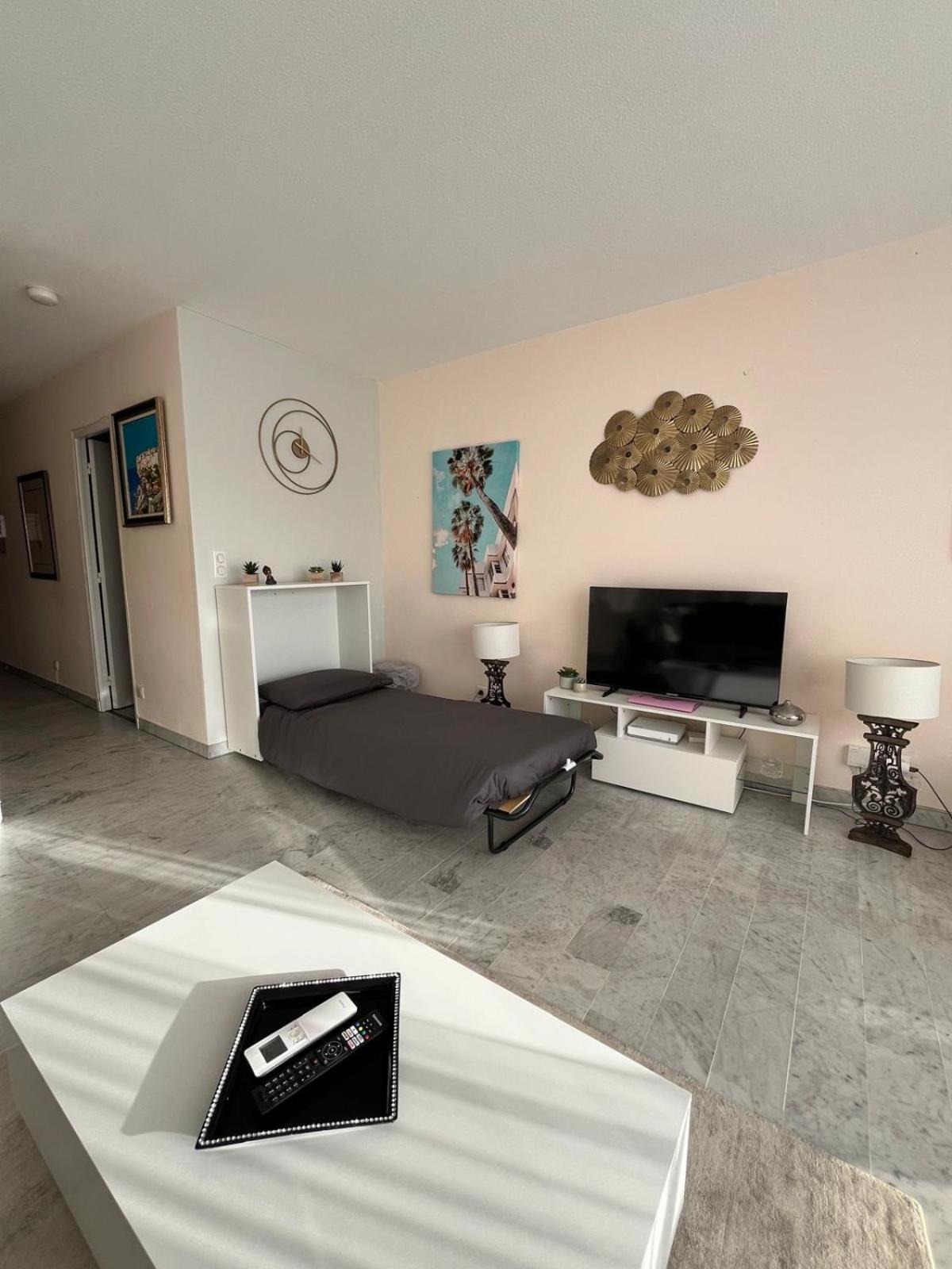 Grand Studio Localisation Ideale Antibes Esterno foto
